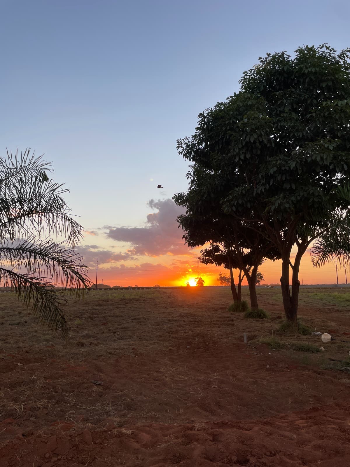 Pôr do sol sobre o Varandas da Matta
